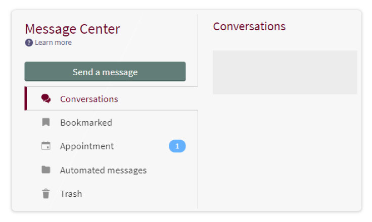 MyChart Message Center improvements