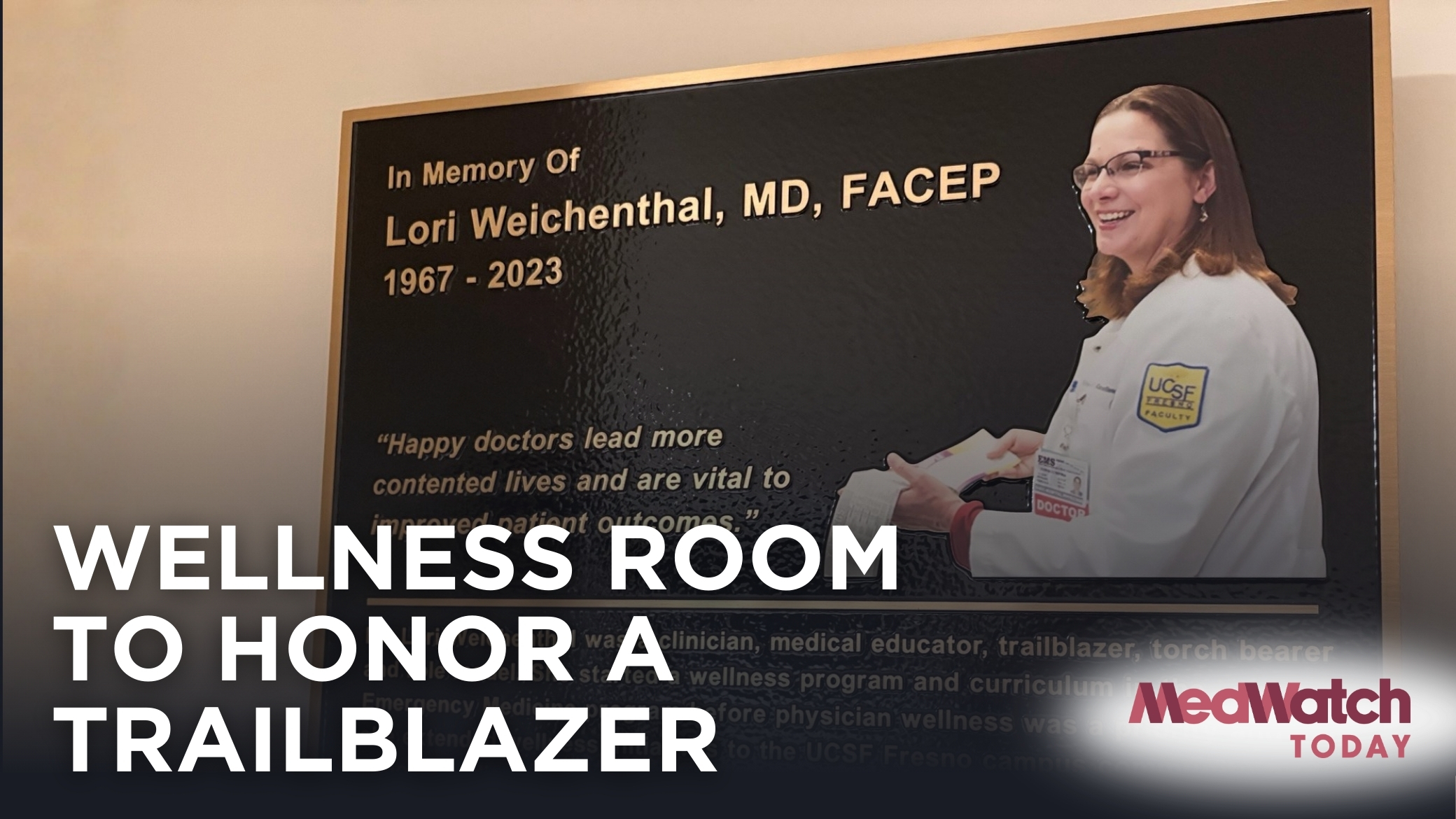 The Cause in Action: Weichenthal Wellness Room