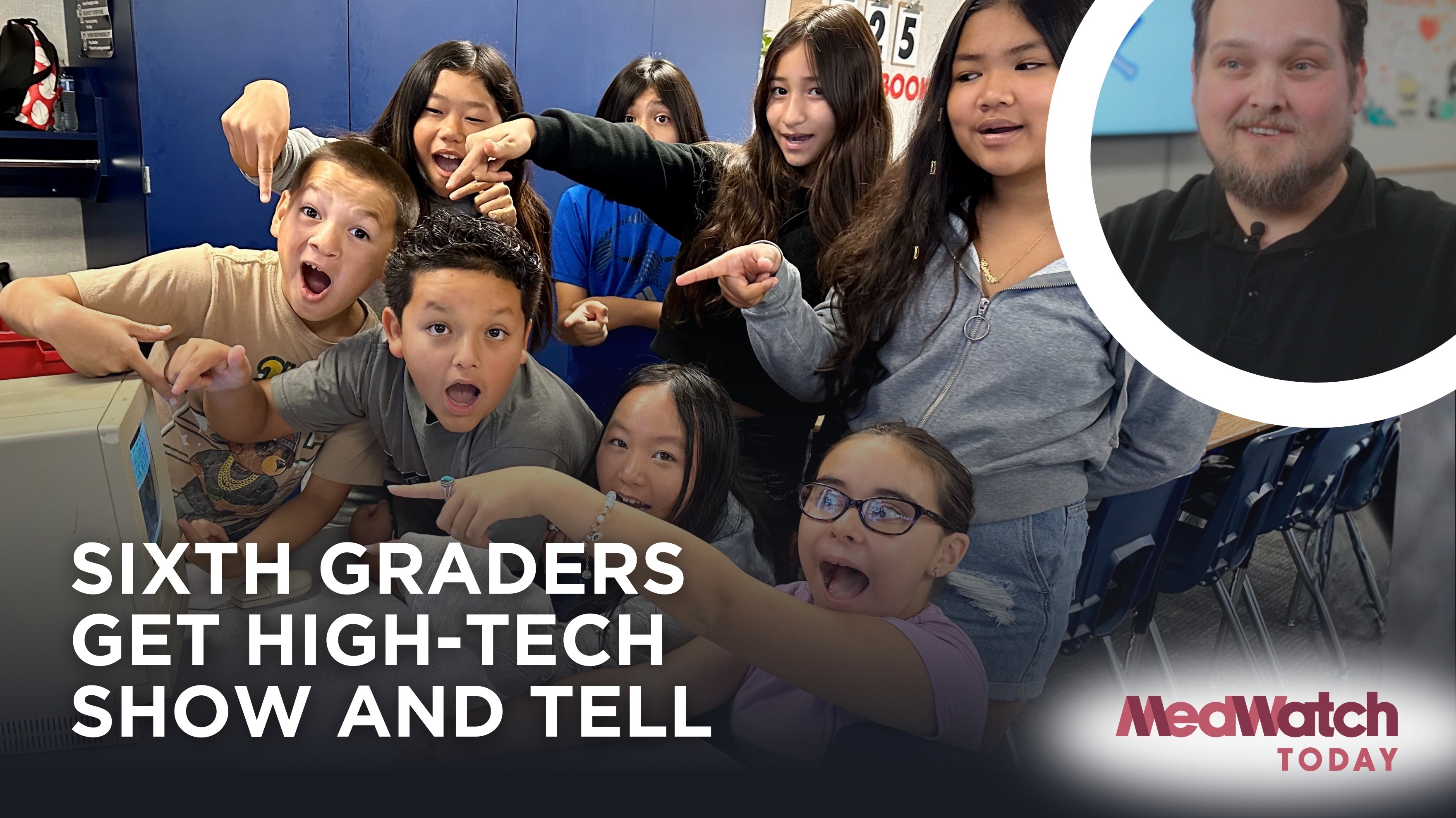 Community Employee Shares His Expertise with Elementary School