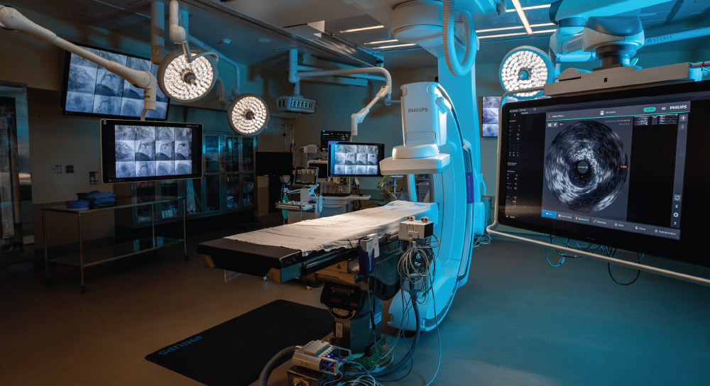 Inside an operating room