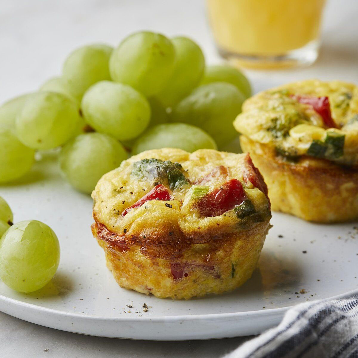 Muffins de omelet horneados de fácil preparación