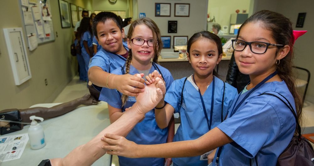 School partnership encourages an early interest in health