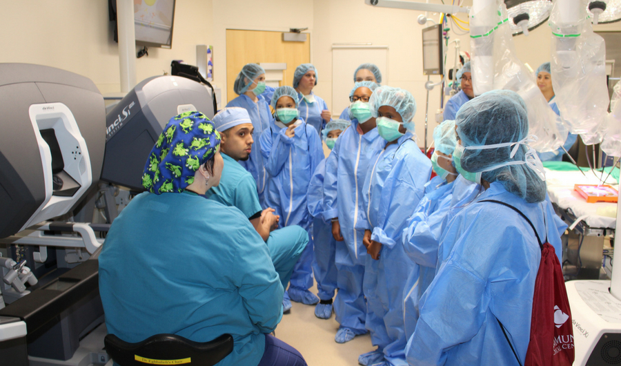 Surgical Services Open House turned out to be dress rehearsal for my son