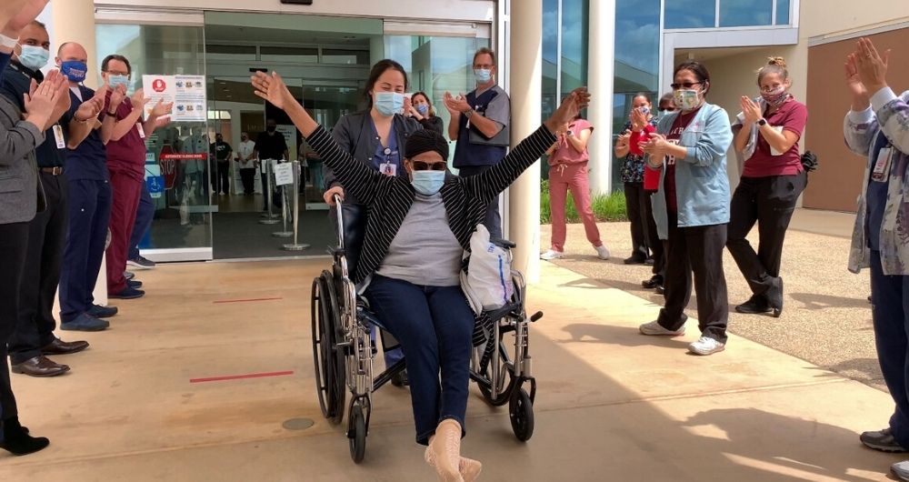 COVID-19 patient recovers, discharged from Clovis Community