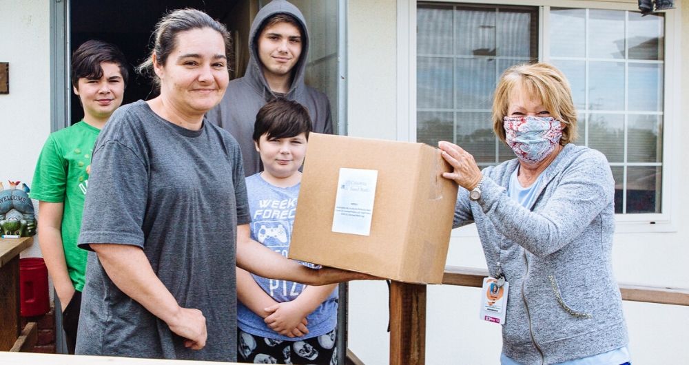 Partnering to provide food to vulnerable families