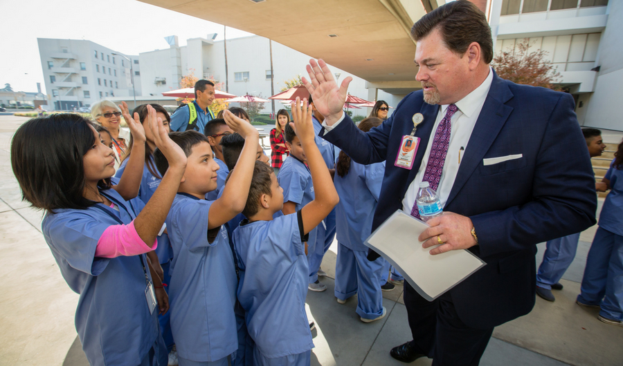 Fifth Graders in Scrubs: Birney Elementary Career Day