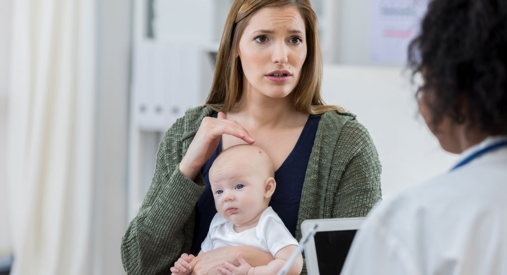 Pediatricians on alert for moms’ postpartum depression