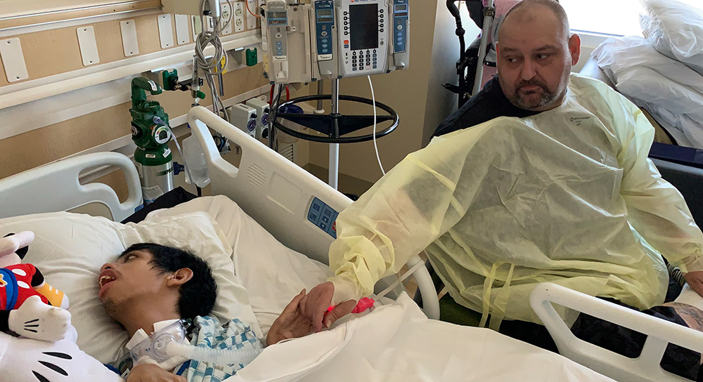 Helping a young patient with a disability overcome lingering COVID-19 effects